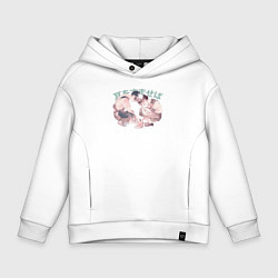 Детское худи оверсайз Шепот сердца - студия Гибли