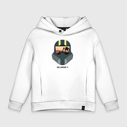 Детское худи оверсайз Helldivers: Paratrooper Helmet