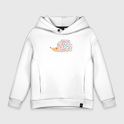 Детское худи оверсайз Милый ёж