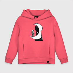 Детское худи оверсайз Космос в замочной скважине