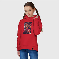Толстовка оверсайз детская Мэгумин, цвет: красный — фото 2