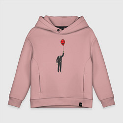 Детское худи оверсайз Джентльмен с шариком-головой