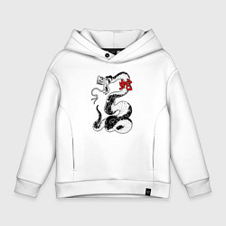 Детское худи оверсайз Змей - китайский гороскоп