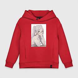 Детское худи оверсайз Провожающая в последний путь Фрирен