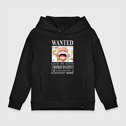 Детское худи оверсайз Monkey D Luffy - wanted