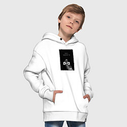 Толстовка оверсайз детская Мин Юнги D2, цвет: белый — фото 2