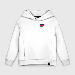 Детское худи оверсайз Россия карта и флаг