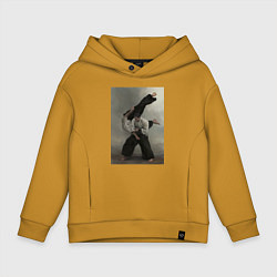 Детское худи оверсайз Айкидо бросок