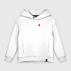 Детское худи оверсайз Группа крови: третья отрицательная