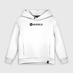 Детское худи оверсайз Deadlock white logo