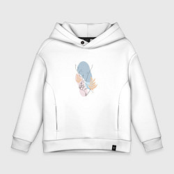 Детское худи оверсайз Арт ребенок держит маму за руку