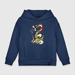 Детское худи оверсайз Золотой удав