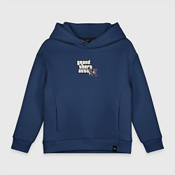 Детское худи оверсайз Grand Theft Auto 6 vice city logo