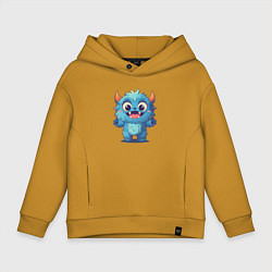 Детское худи оверсайз Милый монстр йети