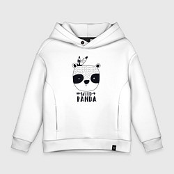 Детское худи оверсайз Wild panda