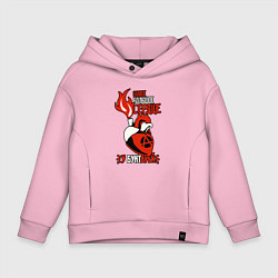 Детское худи оверсайз Сердце бунтаря