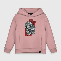 Детское худи оверсайз The evil within 2 skulls
