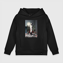 Детское худи оверсайз Художник за работой