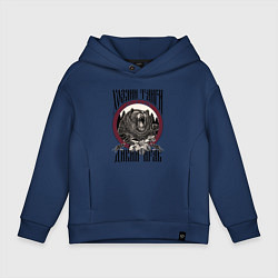 Детское худи оверсайз Славянский медведь - хозяин тайги