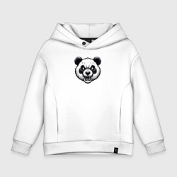 Детское худи оверсайз Морда злой панды