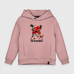 Детское худи оверсайз Суперсемейка персонажи