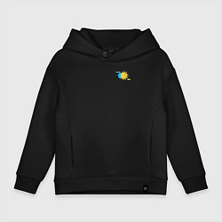 Детское худи оверсайз Луна и солнце