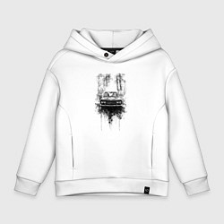 Детское худи оверсайз Авто в лесу