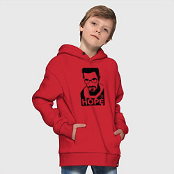 Толстовка оверсайз детская Gordon Freeman - надежда, цвет: красный — фото 2