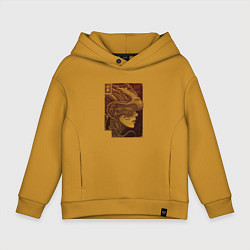 Детское худи оверсайз Андроид в кибернетическом шлеме