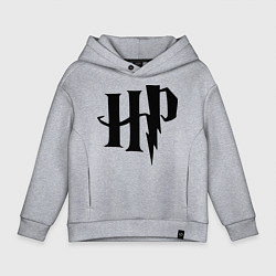 Детское худи оверсайз Гарри Поттер - логотип
