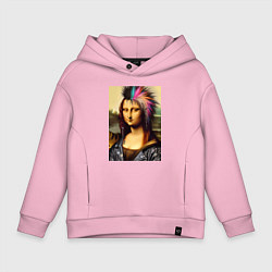 Детское худи оверсайз Mona Lisa - punks not dead