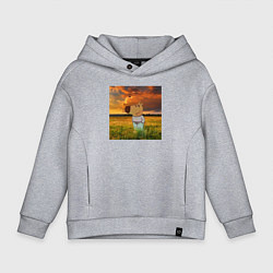 Детское худи оверсайз Чисто чилловый парень