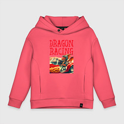 Детское худи оверсайз Dragon cool racer - ai art
