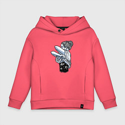 Детское худи оверсайз Космическая красотка