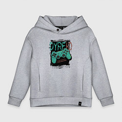 Детское худи оверсайз Дурею с этой прикормки мем с джойстиком