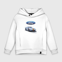 Детское худи оверсайз Ford motorsport - sketch