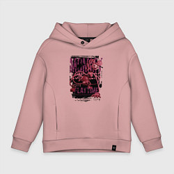 Толстовка оверсайз детская Мамочка длинные ноги из Poppy Playtime, цвет: пыльно-розовый