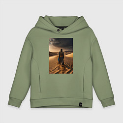 Детское худи оверсайз В пустыне вечером