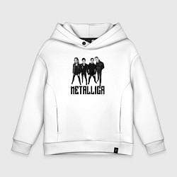Детское худи оверсайз Metallica - cool guys