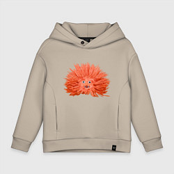 Детское худи оверсайз Сartoon monster fluffy orange