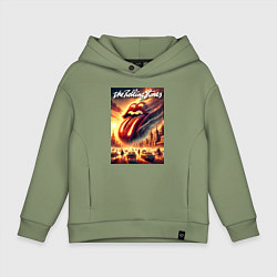 Детское худи оверсайз Logo of the Rollings Stones