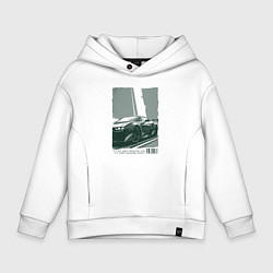 Детское худи оверсайз Постер спорткара