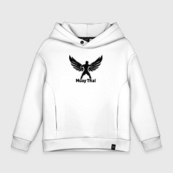 Детское худи оверсайз Муай Тай: Крылья Победы