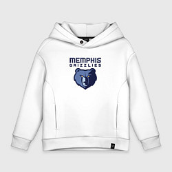 Толстовка оверсайз детская Мемфис Гриззлис - НБА, цвет: белый