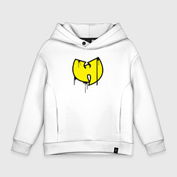 Толстовка оверсайз детская Wu-Tang style, цвет: белый