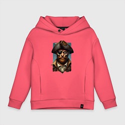 Детское худи оверсайз Одноглазый пират Йо-хо-хо и бутылка рома