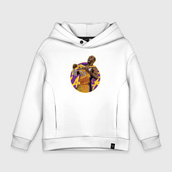 Толстовка оверсайз детская Kobe Bryant winner, цвет: белый