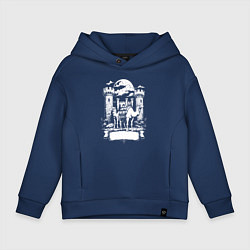 Детское худи оверсайз Верблюды под луной у замка Челябинск