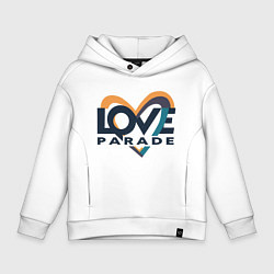 Детское худи оверсайз Логотип Love Parade