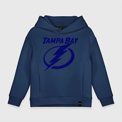 Толстовка оверсайз детская HC Tampa Bay, цвет: тёмно-синий